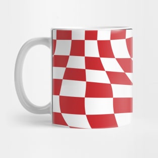 Liverpool Distorted Checkered Pattern Mug